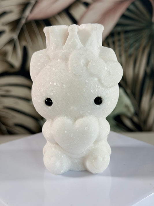 Weiße Jade Hello Kitty 2