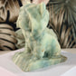 Sky Blue Jade French Bulldog with hoodie