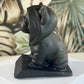 Obsidian Bulldog with hoodie