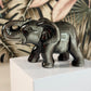 Zilver Obsidiaan olifant 3