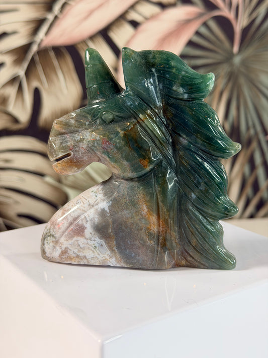 Ozean Jaspis Einhorn