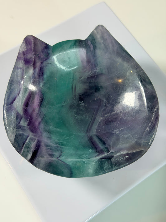 Fluorit Katzenschale