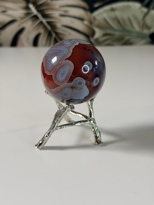 Swazi Agate sphere 6