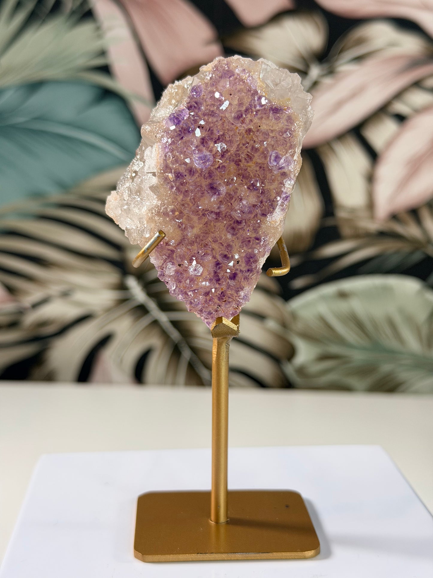 Amethyst on stand 24