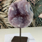 Amethyst with Agate on Stand 2