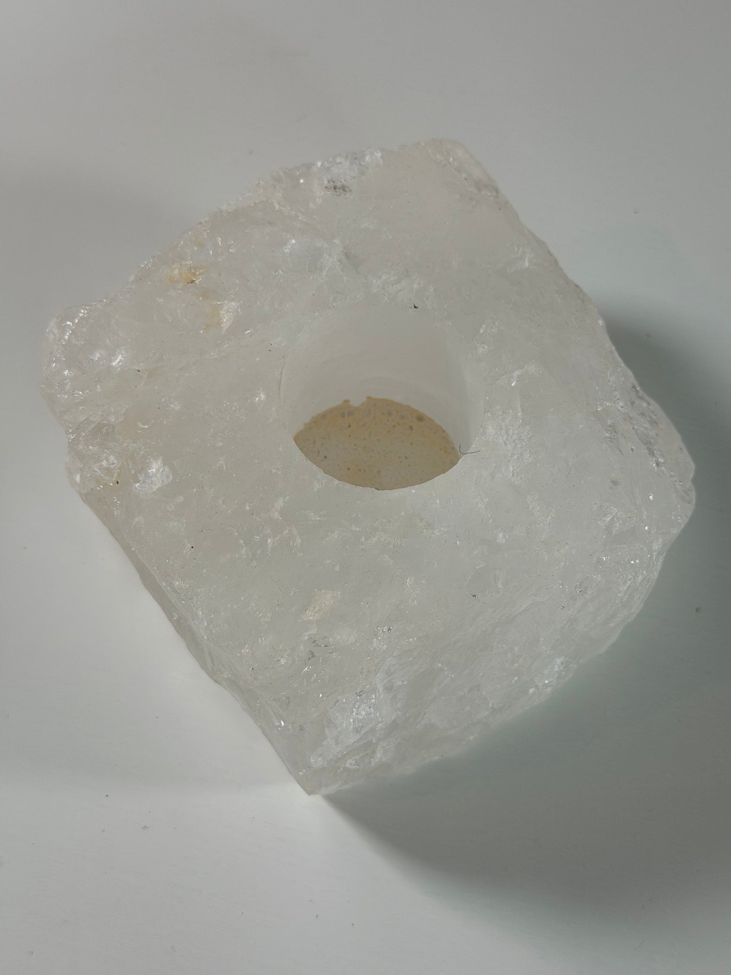 Bergkristall Teelichthalter 33