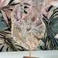 Platte Scheibe aus Rosa Amethyst 56
