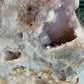 Platte Scheibe aus Rosa Amethyst 56