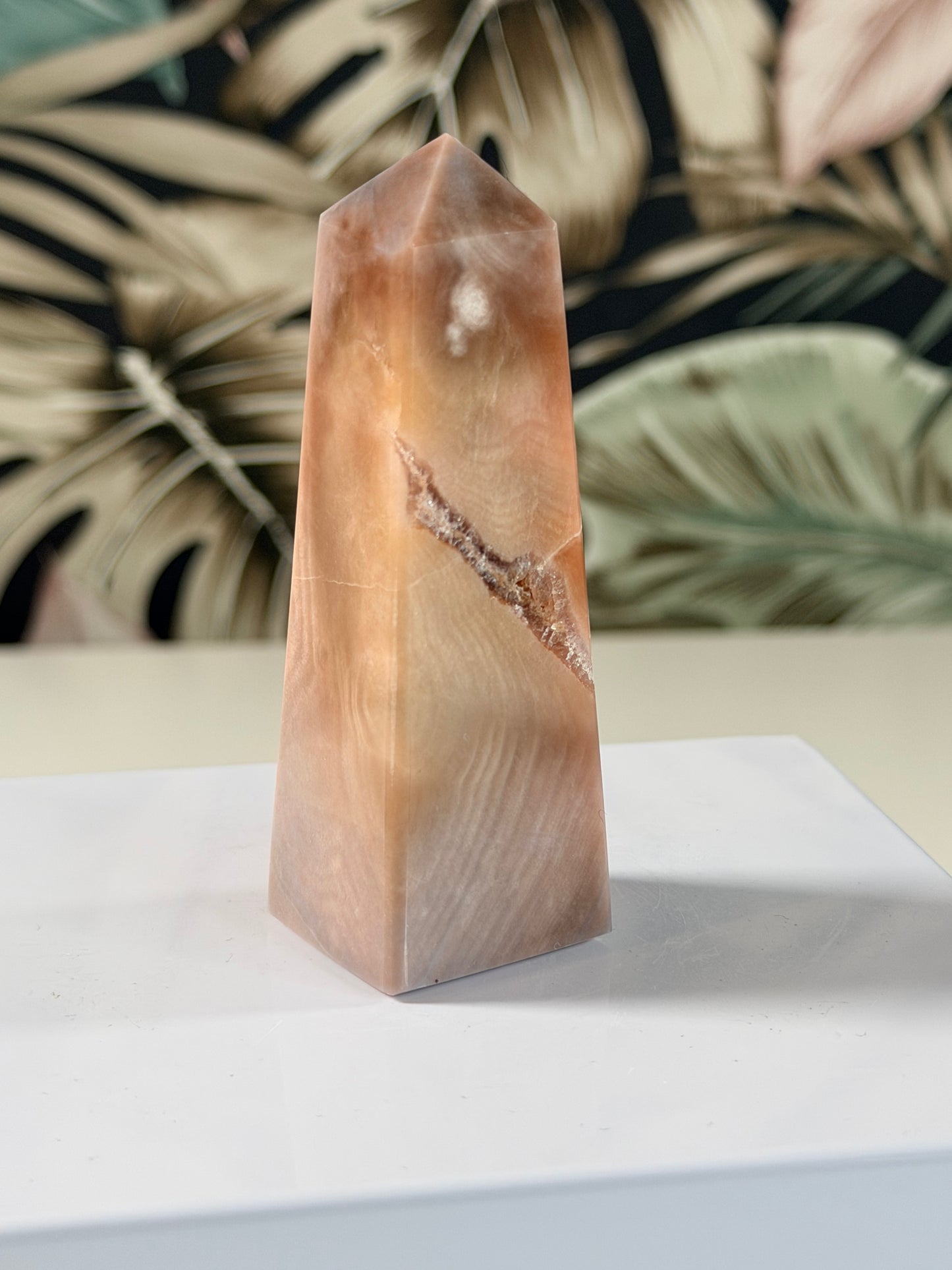 Roze Amethist obelisk 55