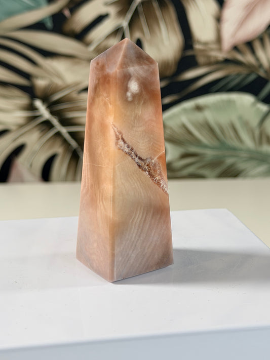 Pink Amethyst obelisk 55