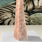 Roze Amethist obelisk 70