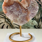 Rosa Amethyst Herz 46