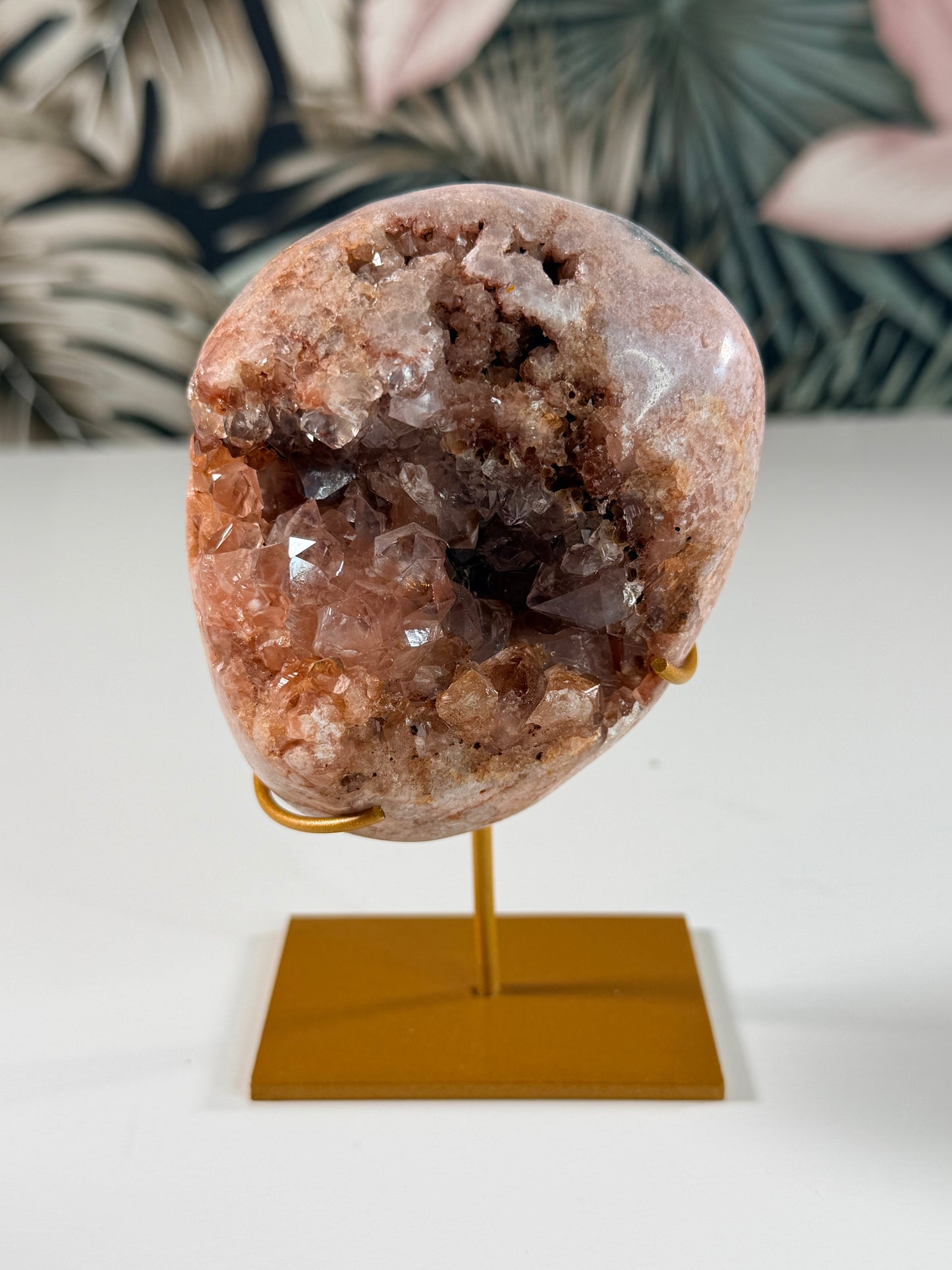 Roze Amethist op standaard 6