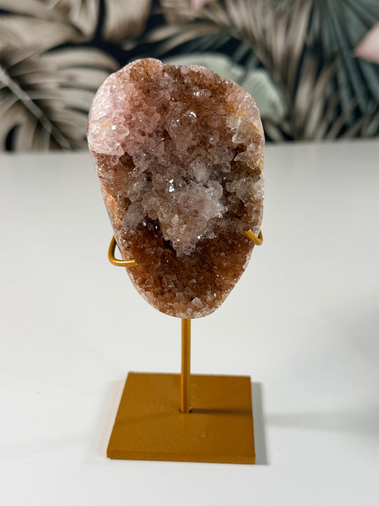 Roze Amethist op standaard 15