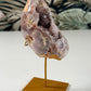 Roze Amethist op standaard 16