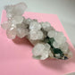 Apophyllit mit grünem Fluorit 3