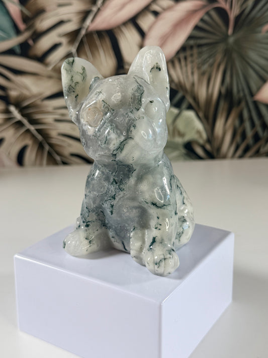 Moss Agate French Bulldog 3