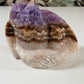 Amethyst with Crazy Lace Agate owls 1