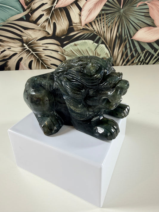 Labradorite Chinese Lion
