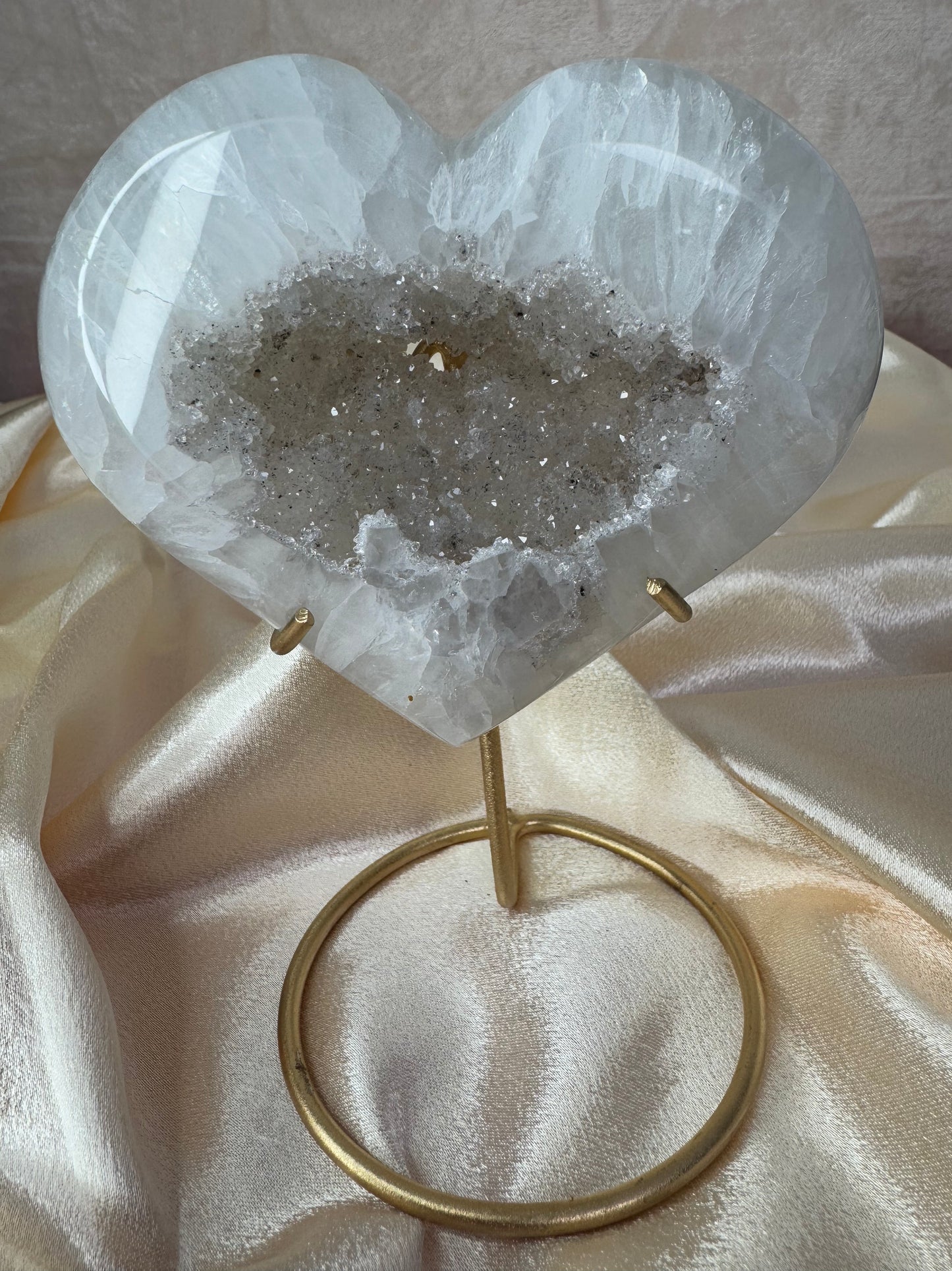 Agaat hart op standaard 47