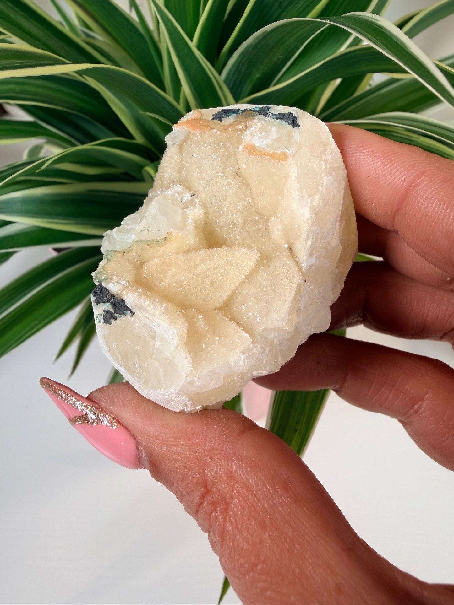 Heulandiet met suiker Calciet 10