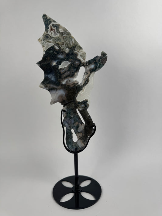 Mosagaat draak op standaard 31