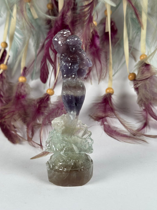 Fluoriet Goddess met engeltje 9