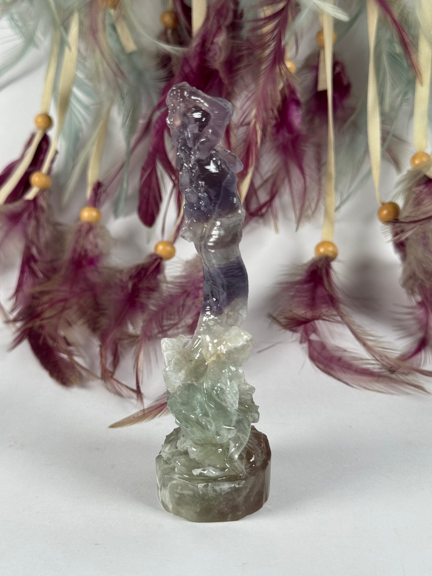Fluoriet Goddess met engeltje 9