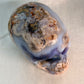Blauwe Bloem Agaat skull 2