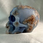 Blauwe Bloem Agaat skull 2
