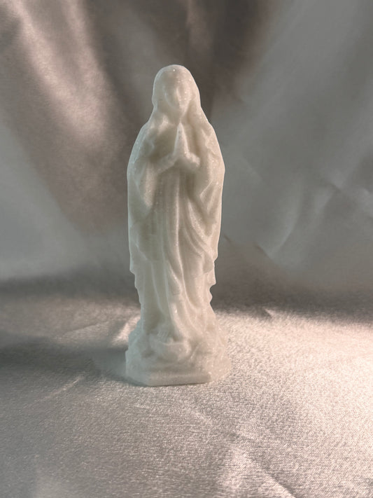 Witte Jade Maria beeld 2