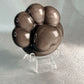 Zilver Obsidiaan kattenpootje 1