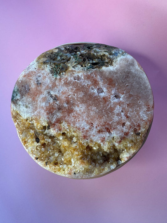 Roze Amethist tafel 8