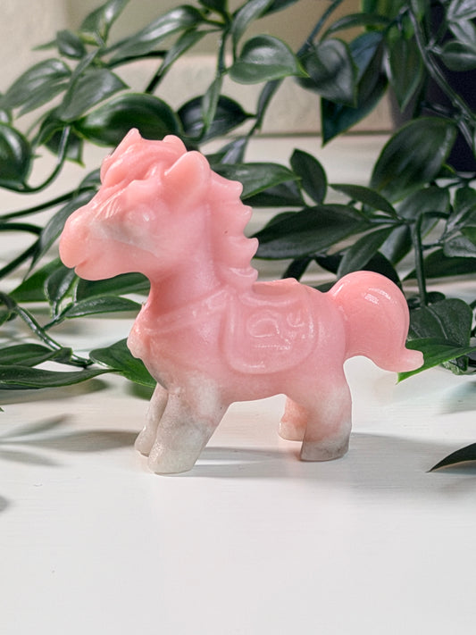 Roze Opaal paardje P3