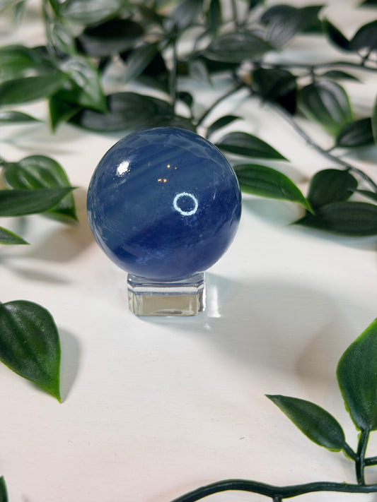 Blauwe Fluoriet bol F3