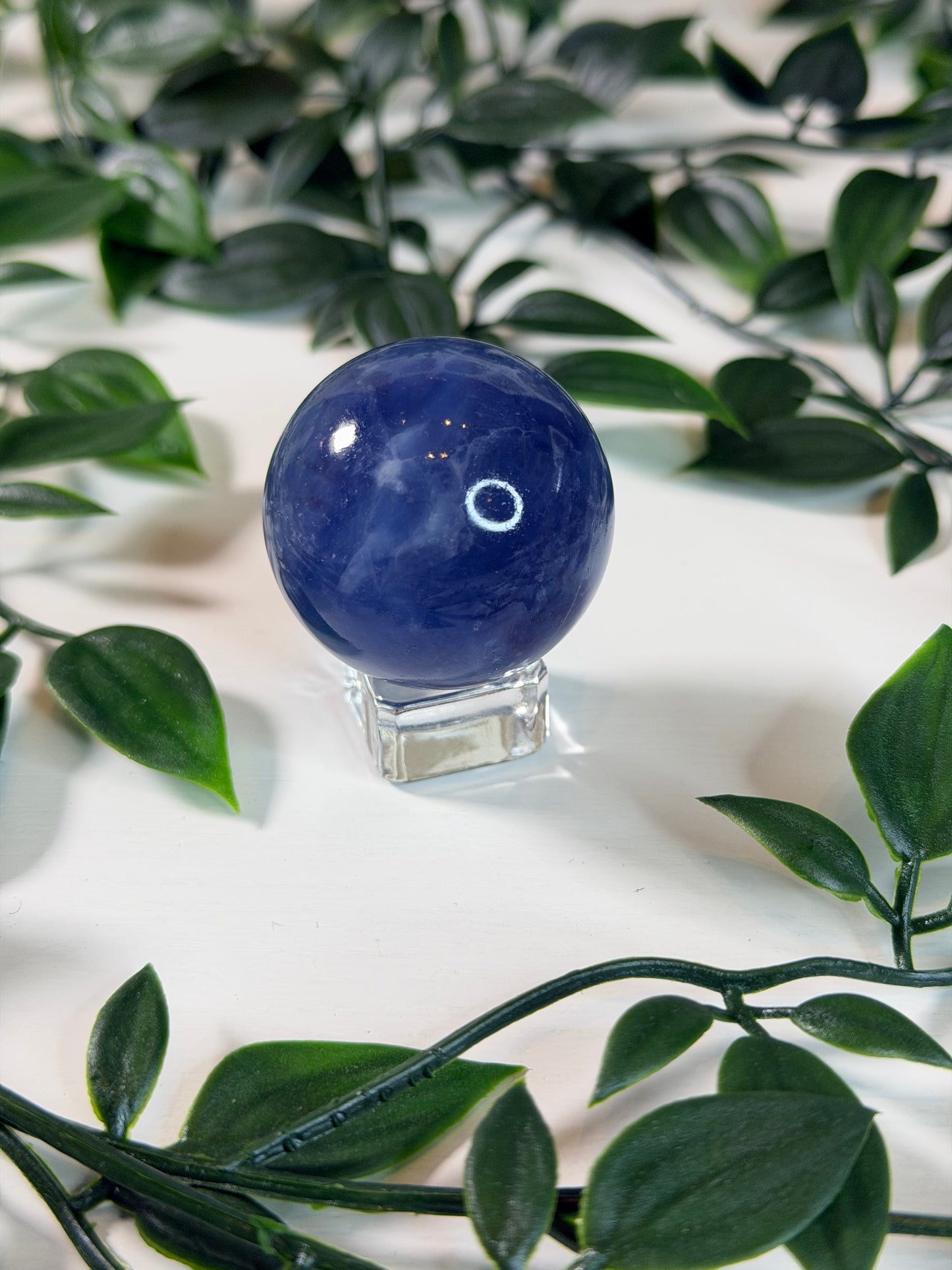 Blauwe Fluoriet bol F6