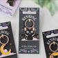 Gothic katten vleermuis sleutelhanger