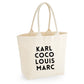 Katoenen Shopper - Karl Coco Louis Marc