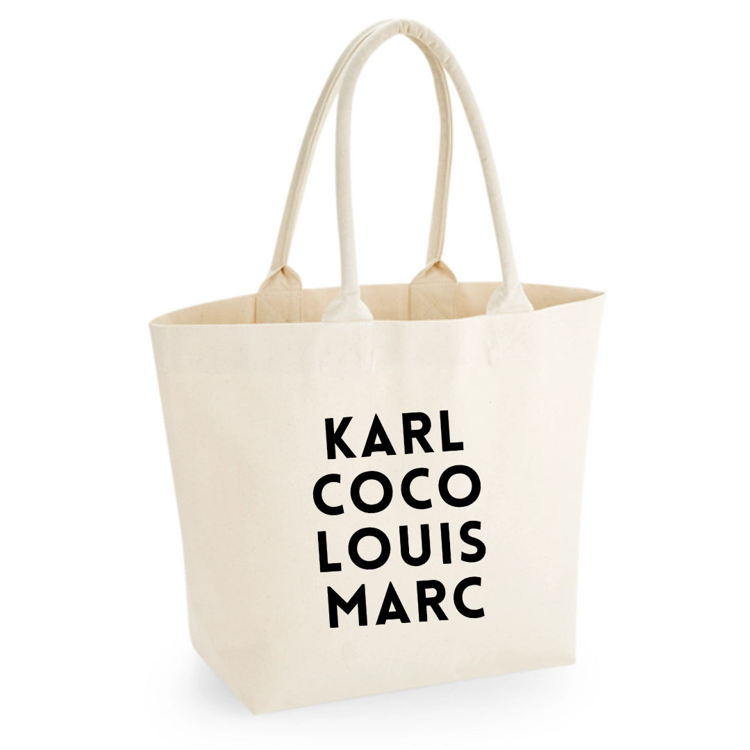 Katoenen Shopper - Karl Coco Louis Marc