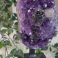 Amethist op standaard met Calciet en Hematiet 199A